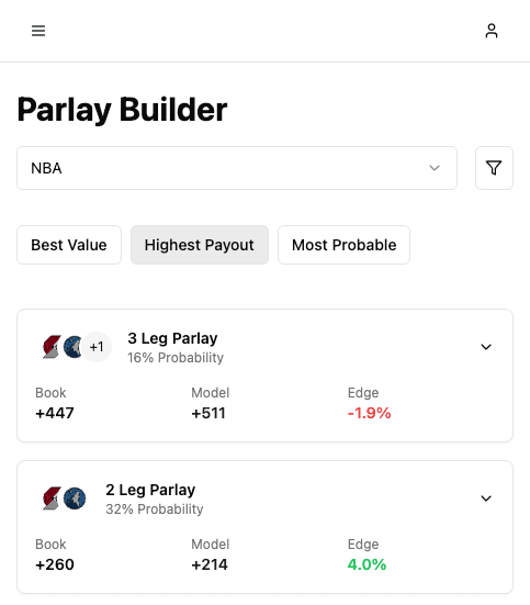 Parlay Generator